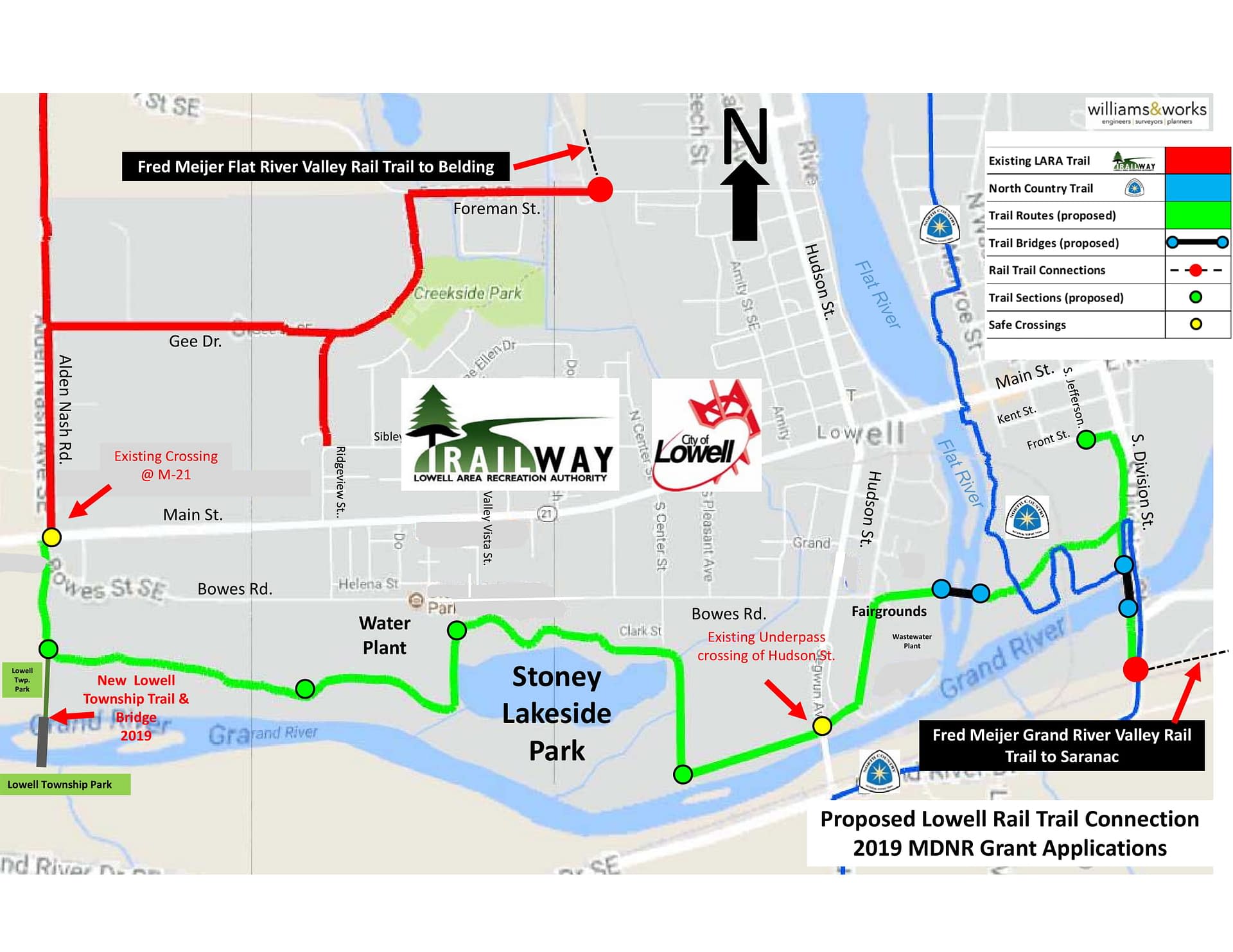 Lowell Area Recreation Authority Trail Connector Project Continues
