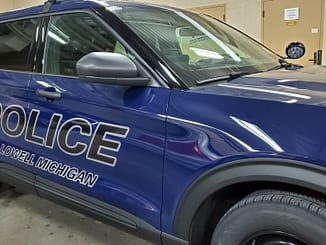 Lowell Police Department Hybrid vehicle