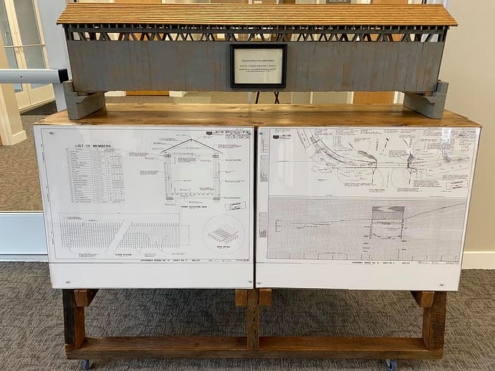 Press Release Fallasburg Bridge Replica Now on Display at the