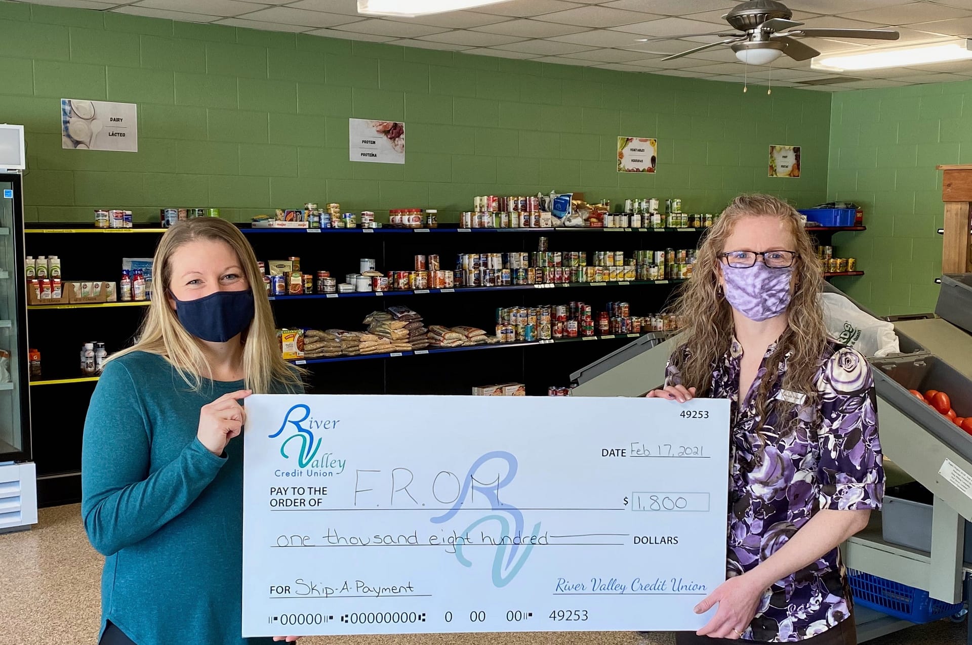 Press Release River Valley Credit Union Helps Those in the Community