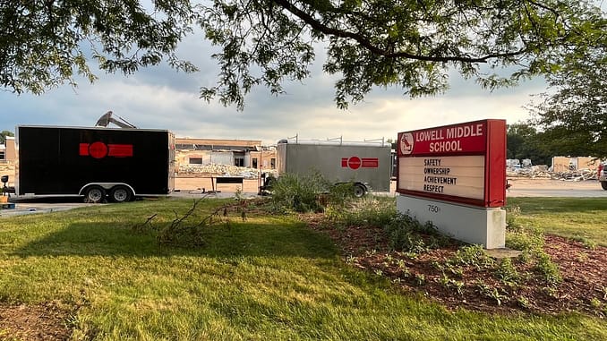 middle school construction