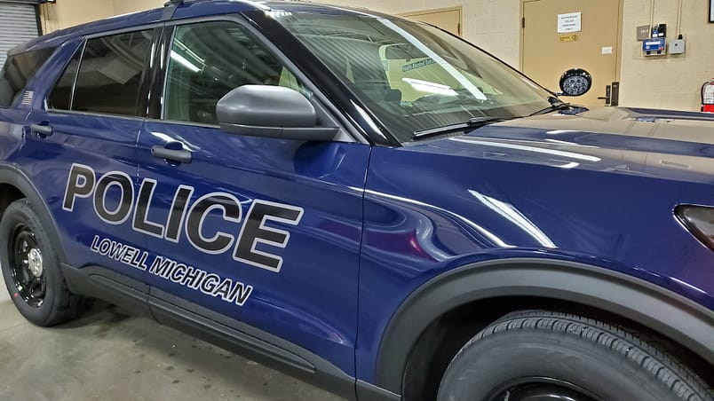 Lowell Police Department Hybrid vehicle