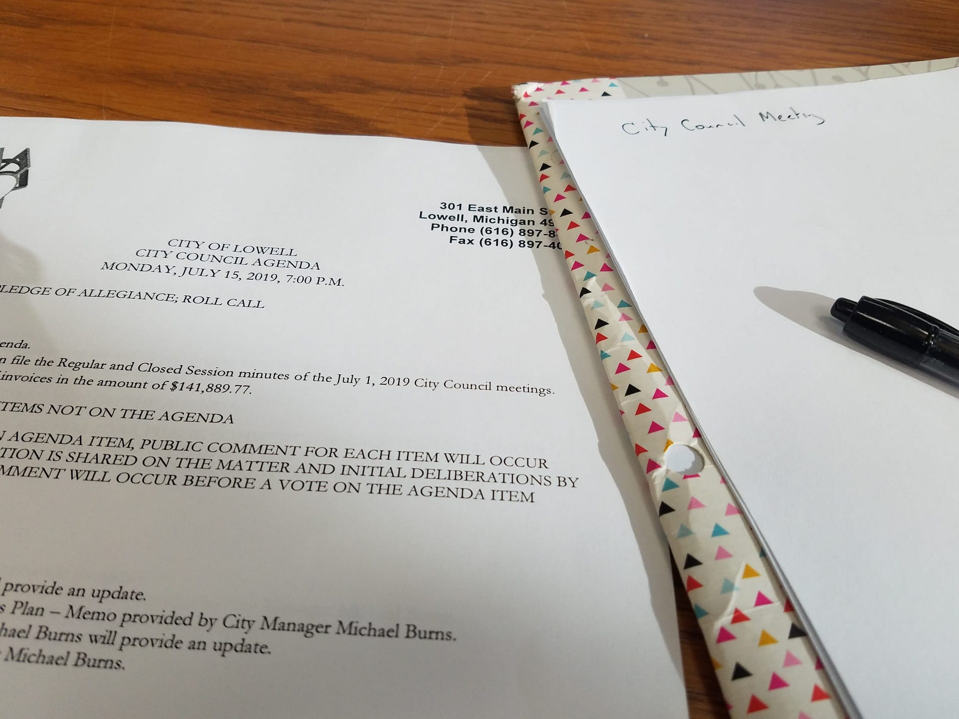 City Council Recap Tax PR, Fire Dept. Consultant, Monroe Street