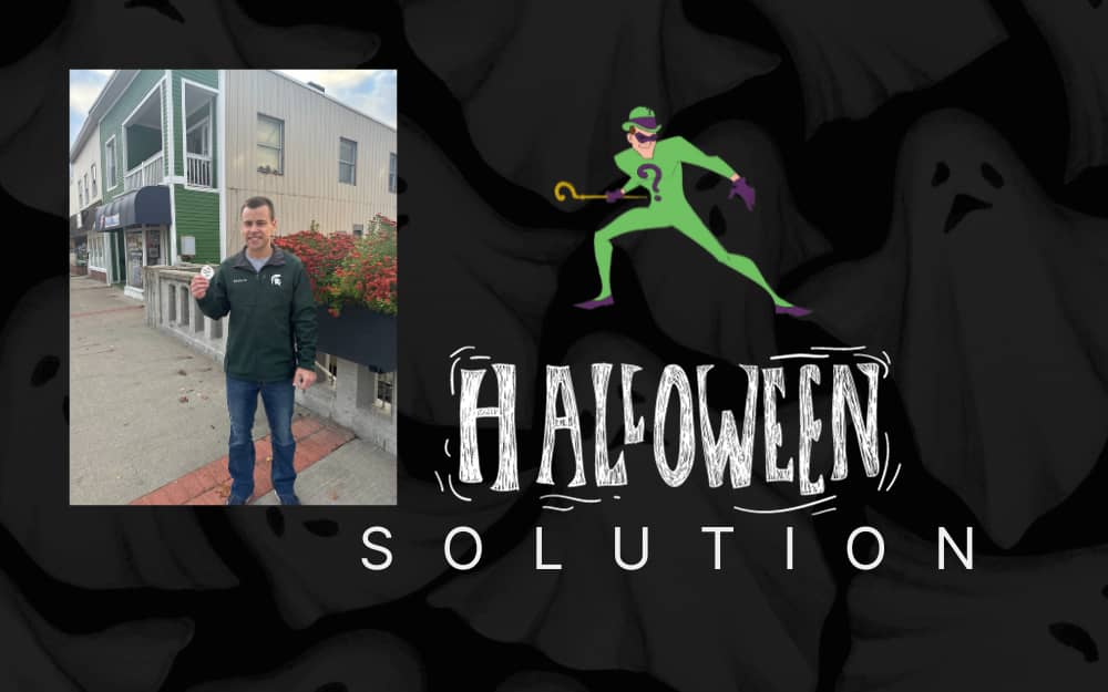 The Lowell Riddler Solution to Halloween Riddle Lowell's First Look